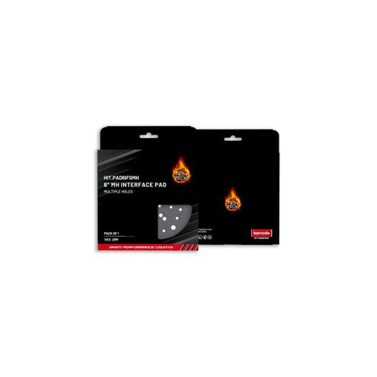 High Teck 6" Multiple-Hole Interface Pad Thickness 2/5" - PAD6IFGMH - 6" MULTIPLE-HOLE INTERFACE PAD THICKNESS 2/5" - High Teck PAD6IFGMH