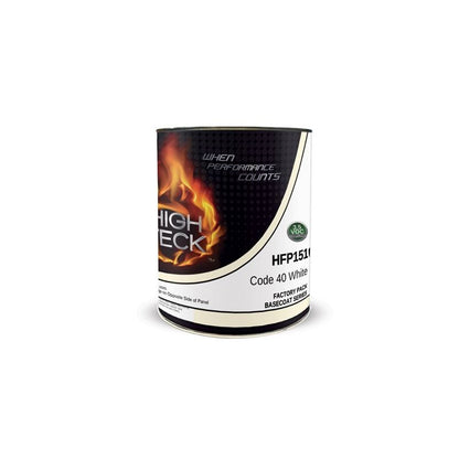 High Teck HFP Low-VOC Factory-Pack Urethane Basecoat — 1 Gallon — White (GM WA-8554)