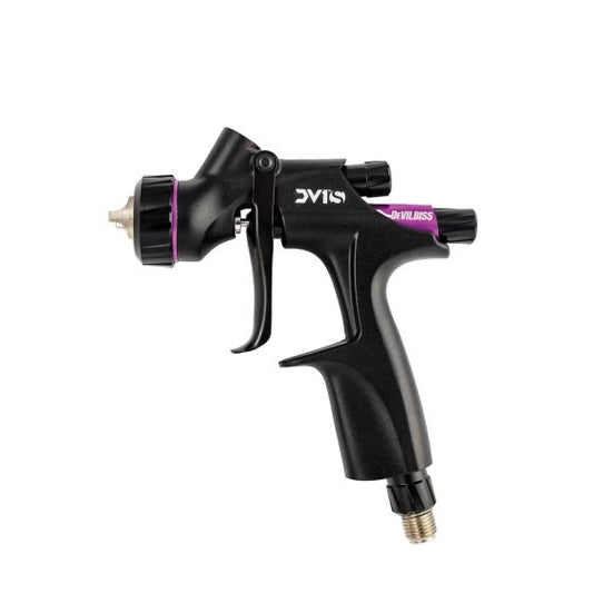 DeVilbiss 704532 DV1S S1 HVLP Gravity Spray Gun Kit, S1 / 1.0 and 1.2mm / 125mL cup, 704532