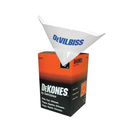 DeVilbiss 802351 DeKones 190-Micron Paint Strainers, 100-Count, 190 micron / 100 strainers, 802351