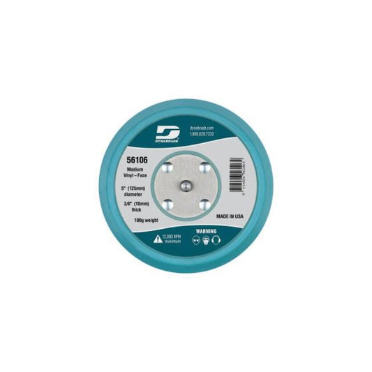 Dynabrade Low-Profile Non-Vacuum PSA Sanding Pad, 5 in, 56106