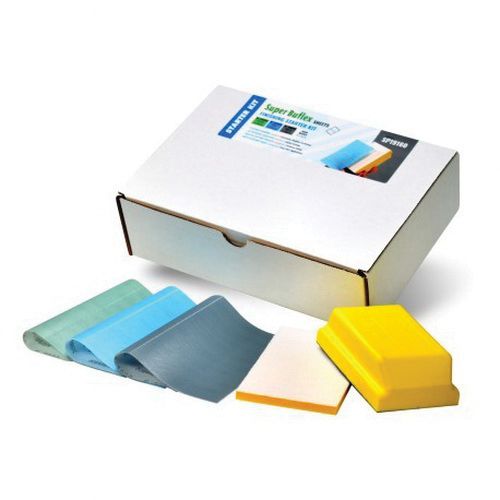 Eagle Abrasives - KOVAX Super Buflex Sheet Starter Kit - Super-Tack (Velour)