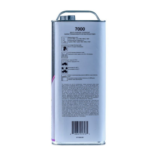 High Teck™ 7000-1 Multi-Purpose Urethane Clearcoat, 1 Gallon, Clear, Liquid