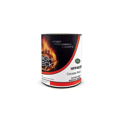 High Teck HFP Low-VOC Factory-Pack Urethane Basecoat — 1 Gallon — Corvette Red (GM WA-9075)
