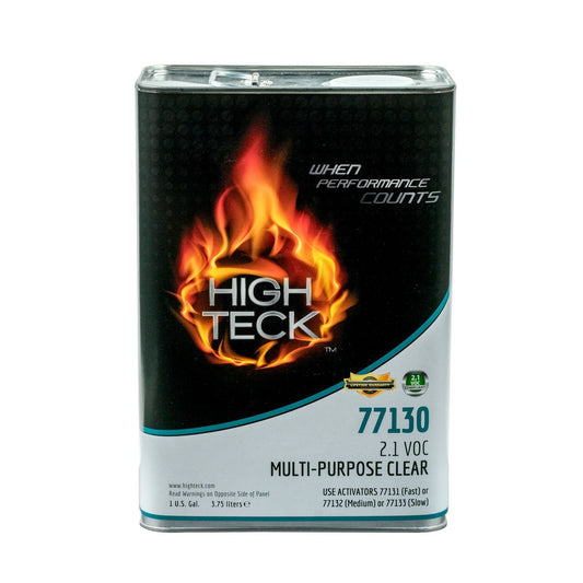 High Teck™ 77130-1 Multi-Purpose Clearcoat, 1 gal, Clear, Liquid, 2.1 lb/gal VOC, 4:1 Mixing