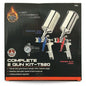 High Teck Performance Series 2-Gun HVLP Primer And Top Coat Set - T520 - High Teck™ T520 Performance Series 2-Gun HVLP Primer and Top Coat Set - High Teck T520