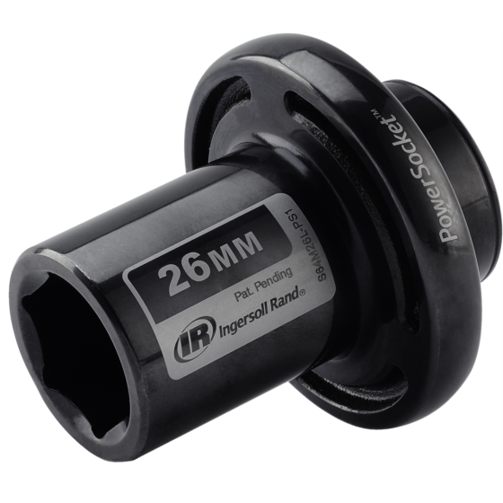 Ingersoll Rand 1/2-Inch Drive Metric PowerSocket, 26 mm, S64M26L-PS1