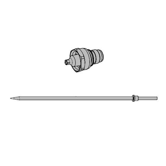 Anest Iwata WS-400 Evo Clear 1.2 mm Nozzle & Needle Set, 93505880