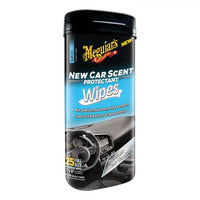Meguiar's&reg; G4200 New Car Scent Protectant Wipes, 25 Wipes Bottle, Milky White, Liquid