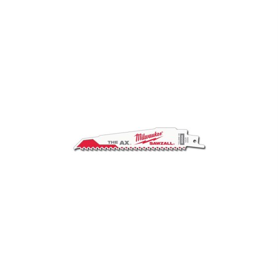 Milwaukee 12" 5 TPI AX™ SAWZALL® Blade for Wood with Nails (5 PK) — 48-00-5027