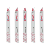 Milwaukee 9" 18 TPI TORCH™ SAWZALL® Blade for Medium Metal (5 PK) — 48-00-5788