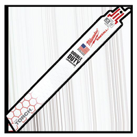 Milwaukee 9" 14 TPI TORCH™ SAWZALL® Blade for Medium Metal Bulk 100 — 48-01-7787