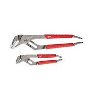 Milwaukee 6" & 10" Comfort Grip Straight Jaw Pliers Set — 48-22-6330
