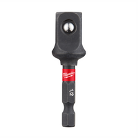 Milwaukee SHOCKWAVE™ 1/4 in. Hex to 1/2 in. Square Socket Adapter — 48-32-5034