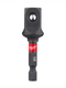 Milwaukee SHOCKWAVE™ 1/4 in. Hex to 1/2 in. Square Socket Adapter — 48-32-5034