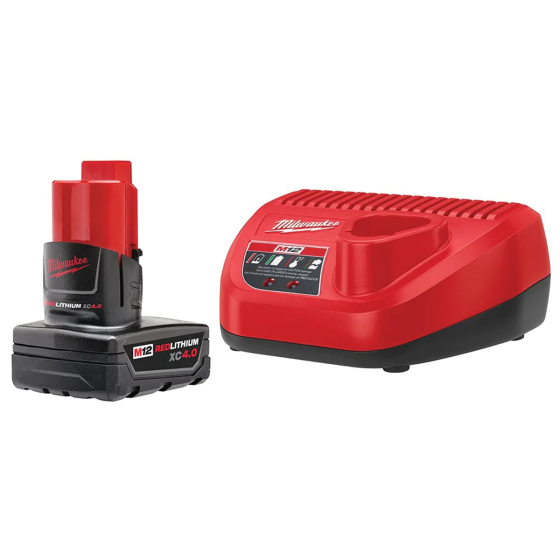 Milwaukee M12™ REDLITHIUM™ XC4.0 Starter Kit — 48-59-2440