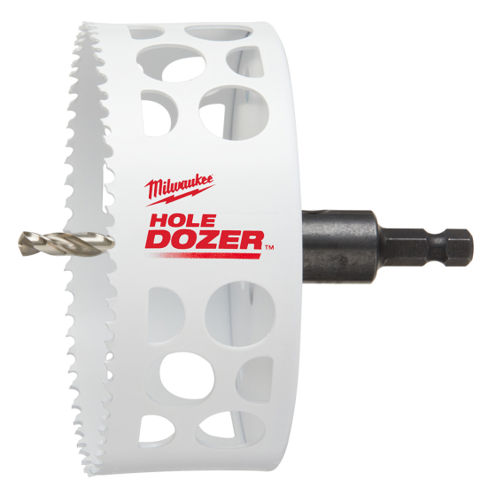 Milwaukee 4-1/2" HOLE DOZER™ Bi-Metal Hole Saw with Arbor — 49-56-9689