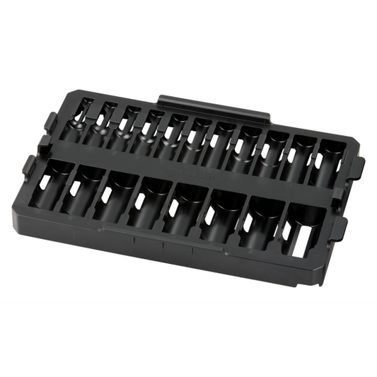 Milwaukee 19 PC SHOCKWAVE™ Impact Duty Socket 3/8” Drive MM TRAY ONLY — 49-66-6831
