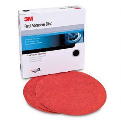 3M&trade; 01301 316U Series Abrasive Disc, 5 in Dia, P100 Grit, Hook and Loop, Red