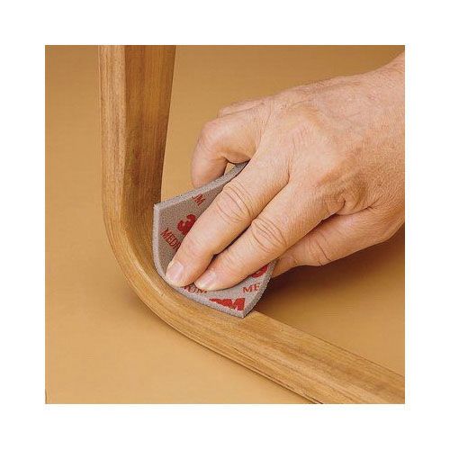3M&trade; 02602 Flexible Sanding Sponge, 4-1/2 in W x 5-1/2 in L, 3/16 in THK, 500/600 Grit, Super Fine Grade, Gray