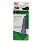 3M&trade; 03078 Performance Sandpaper, 3-2/3 in W x 9 in L, 320 Grit, Aluminum Oxide Abrasive, Purple, Dry