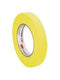 3M™ 06654 388N Automotive Refinishing Masking Tape, 55 m x 36 mm, 6.3 mil THK, Yellow, 388N