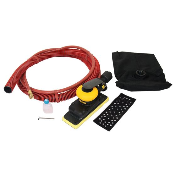 Mirka MR-38SGV Self-Generated Vacuum Orbital Sander, 2.75" x 8" SGV Sander 3mm Orbit, MR-38SGV