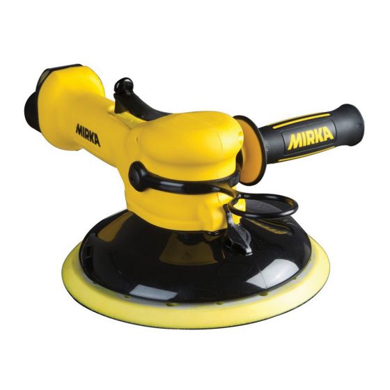 Mirka MR-850THCV 8-Inch Two-Handed Pneumatic Sander, 8" Two-Handed Vac-Ready Sander 5mm Orbit, MR-850THCV