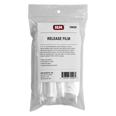 SEM 70026 Release Film, 5 in × 12 ft, 5 in × 12 ft roll, 70026