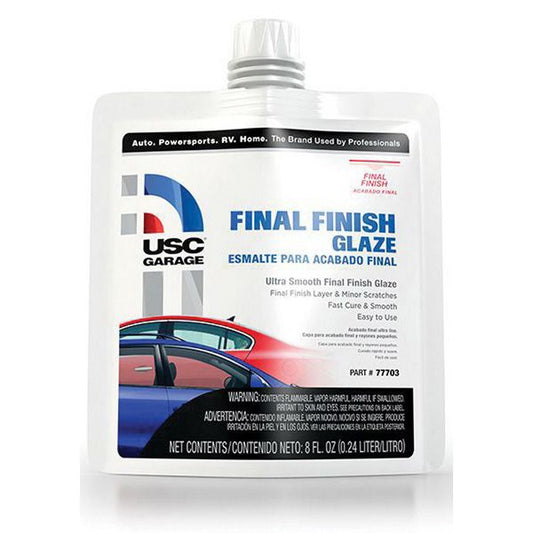 USC® 77703 Final Finish Glaze, 8 oz Pouch, Gold, Liquid