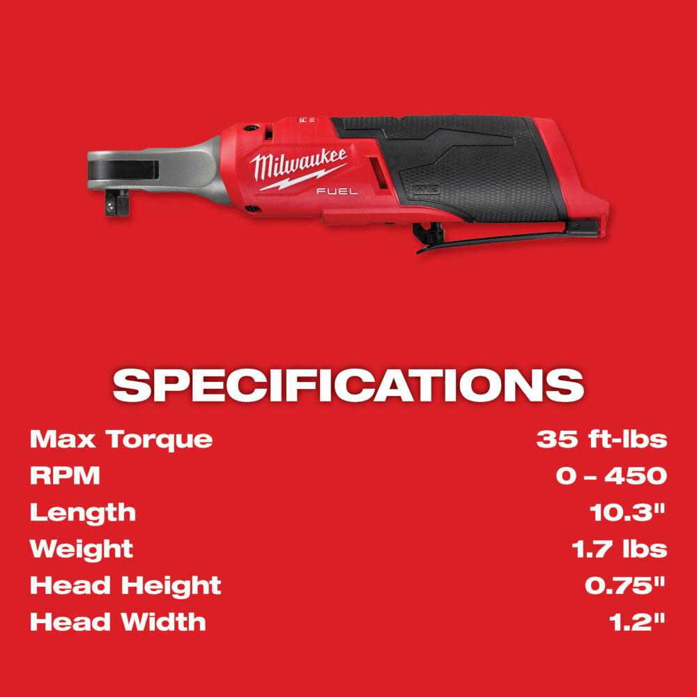 Milwaukee 2567-20 M12 FUEL 3/8" High Speed Rachet