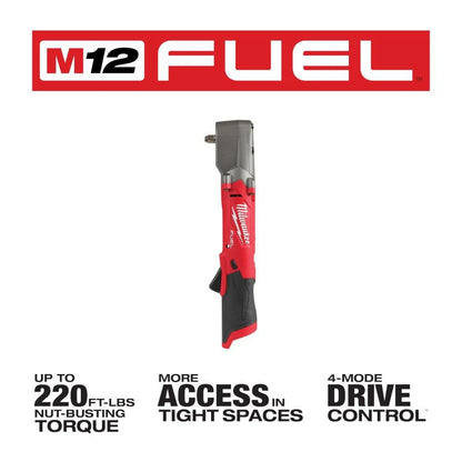 Milwaukee M12 FUEL™ 3/8" Right Angle Impact Wrench w/ Friction Ring