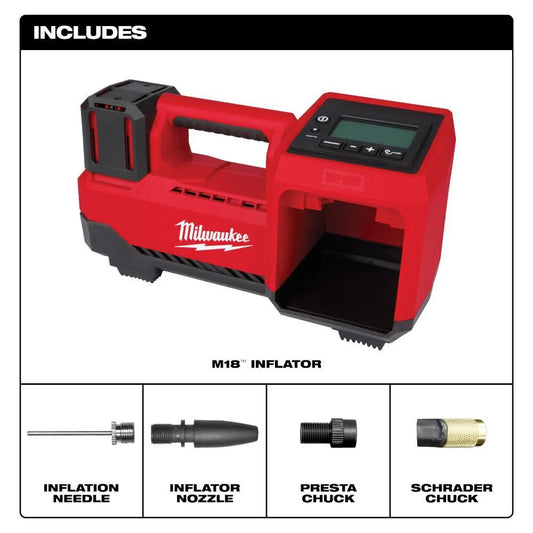 Milwaukee 2848-20 M18 Cordless Tire Inflator (Bare Tool)