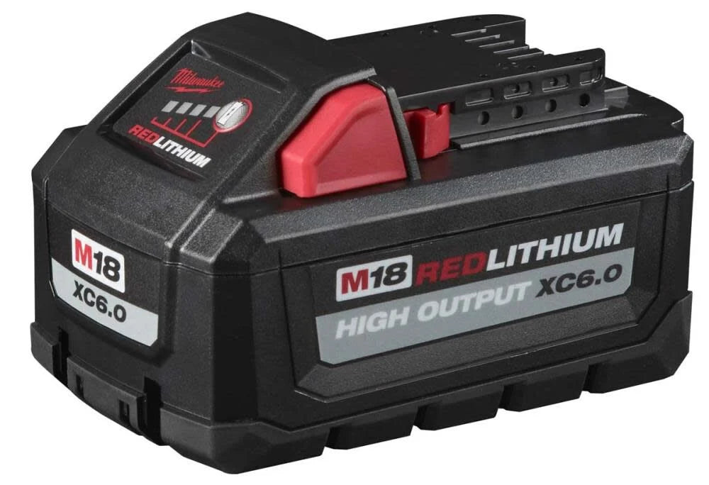 Milwaukee 48-11-1862 M18 REDLITHIUM High Output XC 6.0Ah Battery Pack (2-Pack)