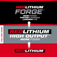 Milwaukee 48-11-1862 M18 REDLITHIUM High Output XC 6.0Ah Battery Pack (2-Pack)