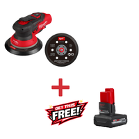 Milwaukee M12 FUEL 3/32" Orbit 6" Lithium-Ion Cordless Random Orbital Sander Q3 PROMO — 2584-20Q326