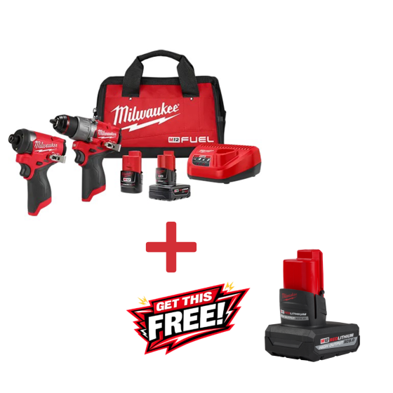 Milwaukee M12 FUEL™ 2-Tool Combo Kit - Hammer Drill & Hex Impact Driver Q3 PROMO — 3497-22Q326