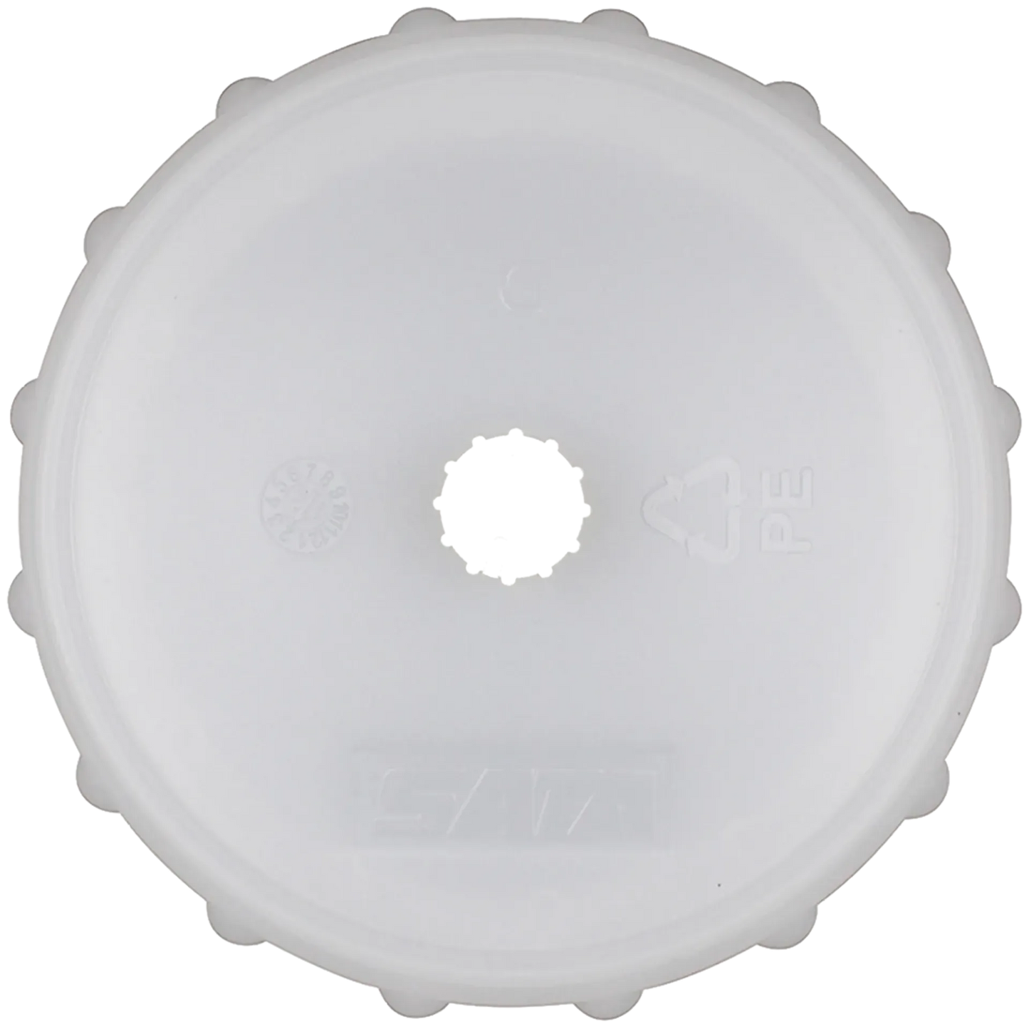 SATA 95448 Screw-On Cup Lid, Use With: 85 mL Reusable Gravity Flow Plastic Cup Lid - 95448 - SATA 95448