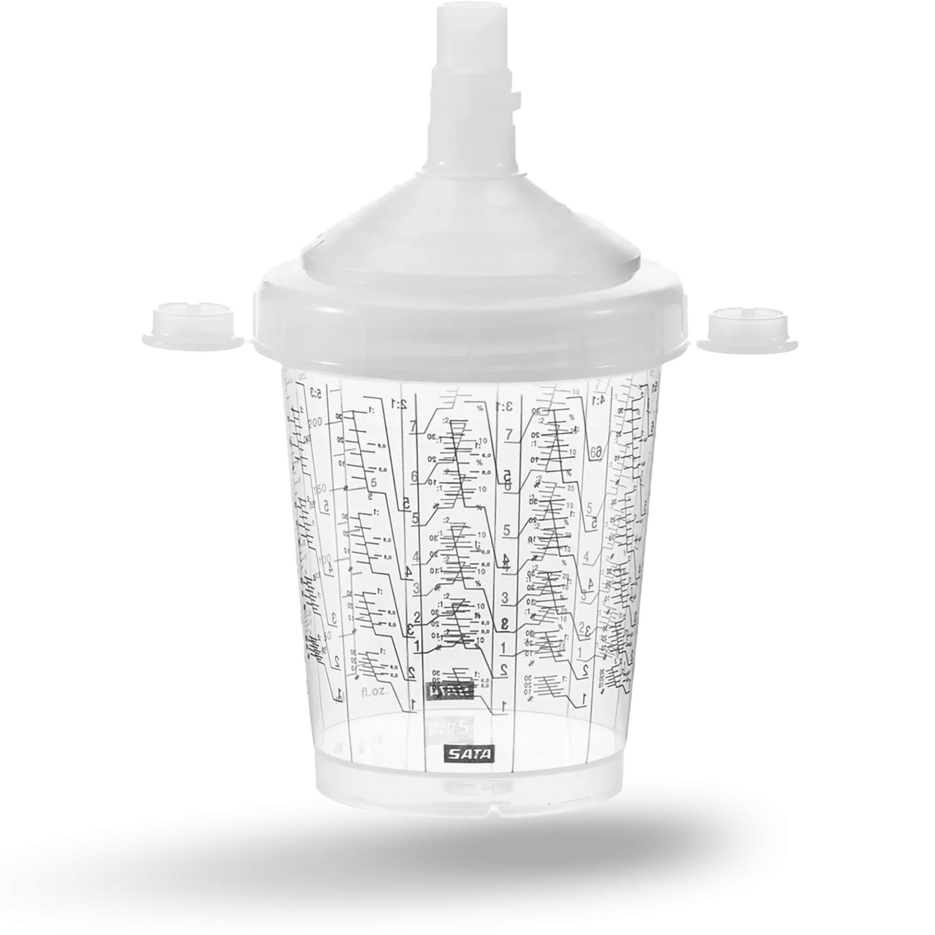 SATA RPS Disposable Cup System - 0.3 L / 125 micron / Flat sieve / 100-pack - SATA 1214816