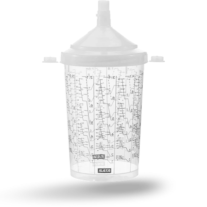 SATA RPS Disposable Cup System - 0.9 L / 125 micron / Flat sieve / 40-pack - SATA 1202259
