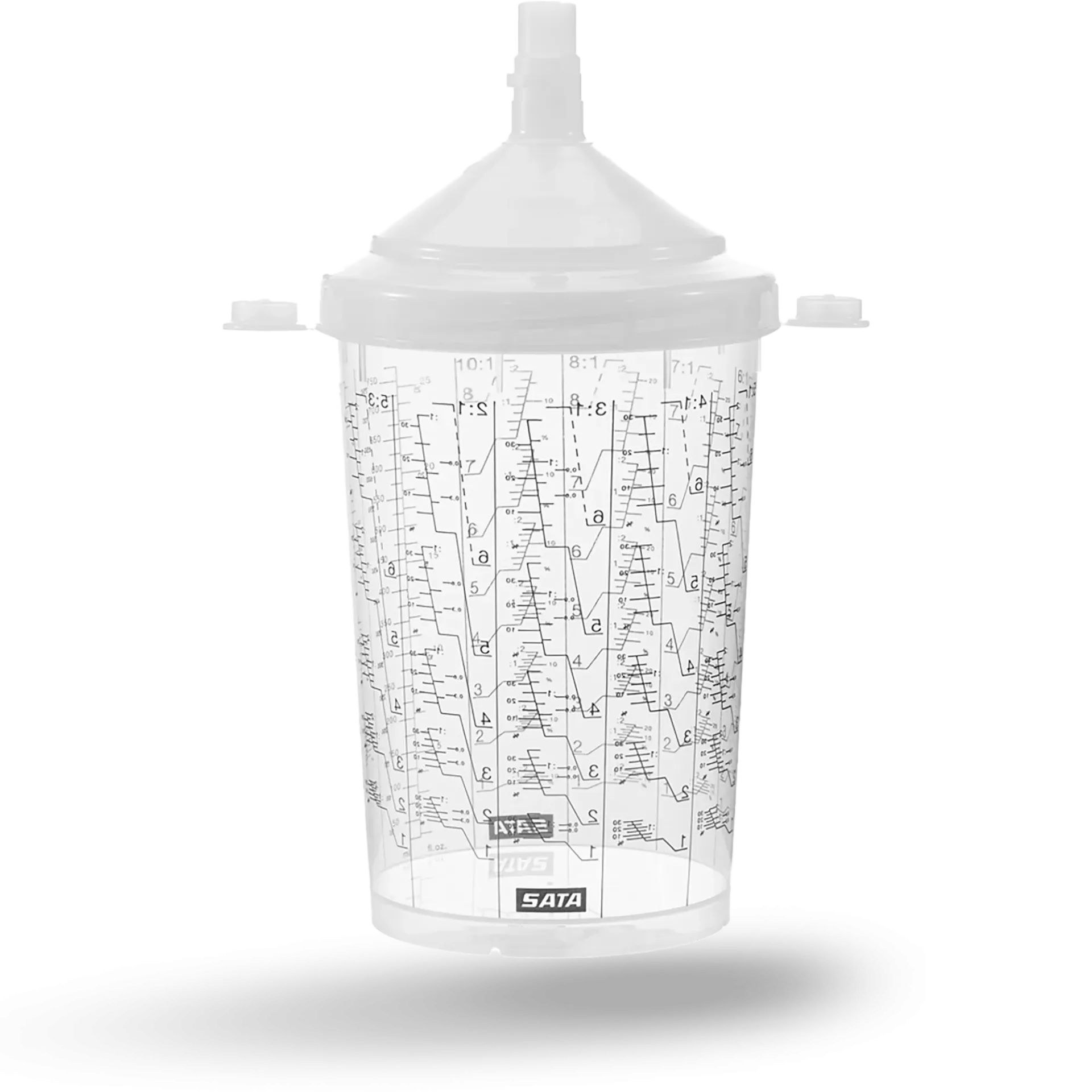 SATA RPS Disposable Cup System - 0.9 L / 200 micron / Plug-in sieve / 40-pack - SATA 1202267