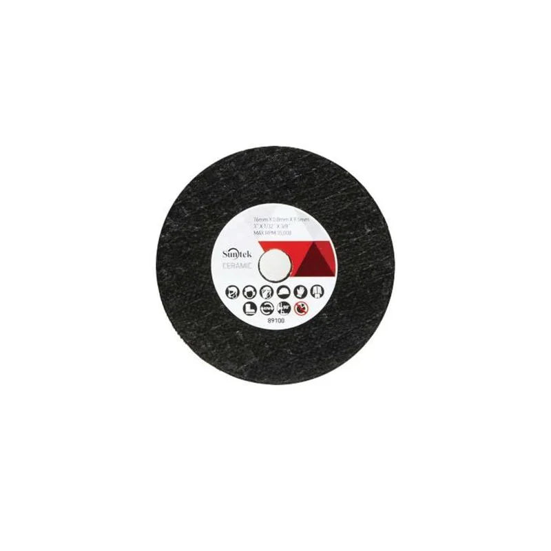 Sunmight Ceramic Cutoff Wheel 3"X1/16"X3/8" — manufacturer part 89200