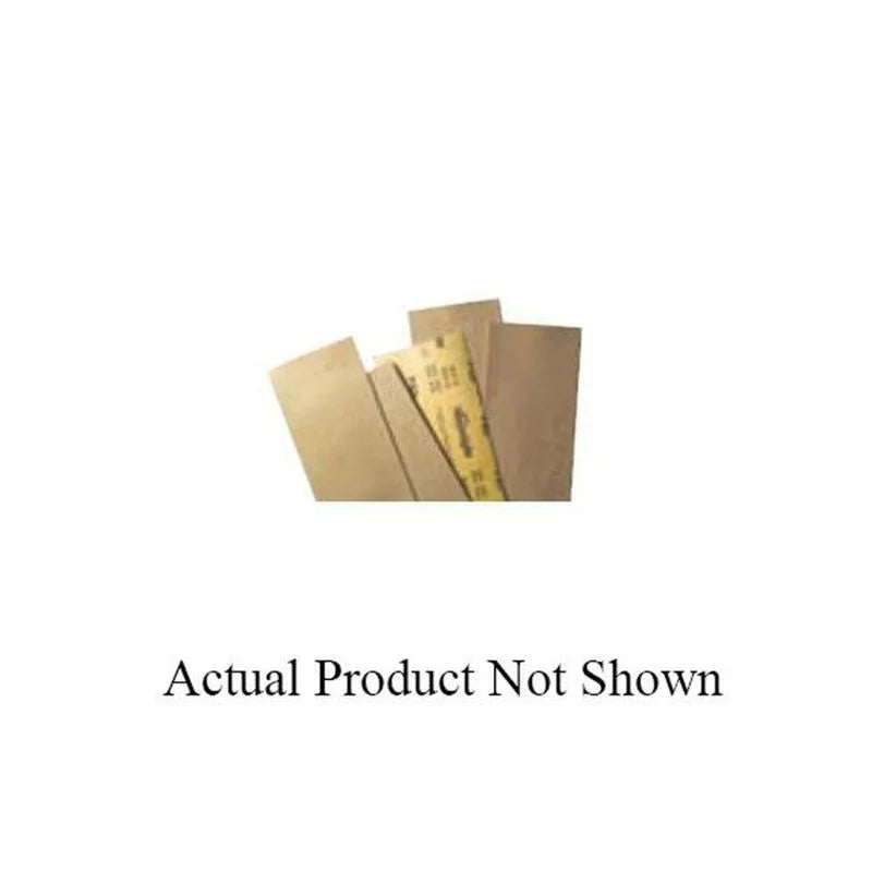 Sunmight Gold P80 File Sheet Retail Pack, 16-1/2 In L, 2-3/4 In W, 80 Grit, Aluminum Oxide Abrasiv — manufacturer part 05206R