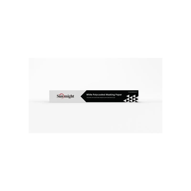 Sunmight White Polycoated Masking Paper 18" x 750' — manufacturer part 06733