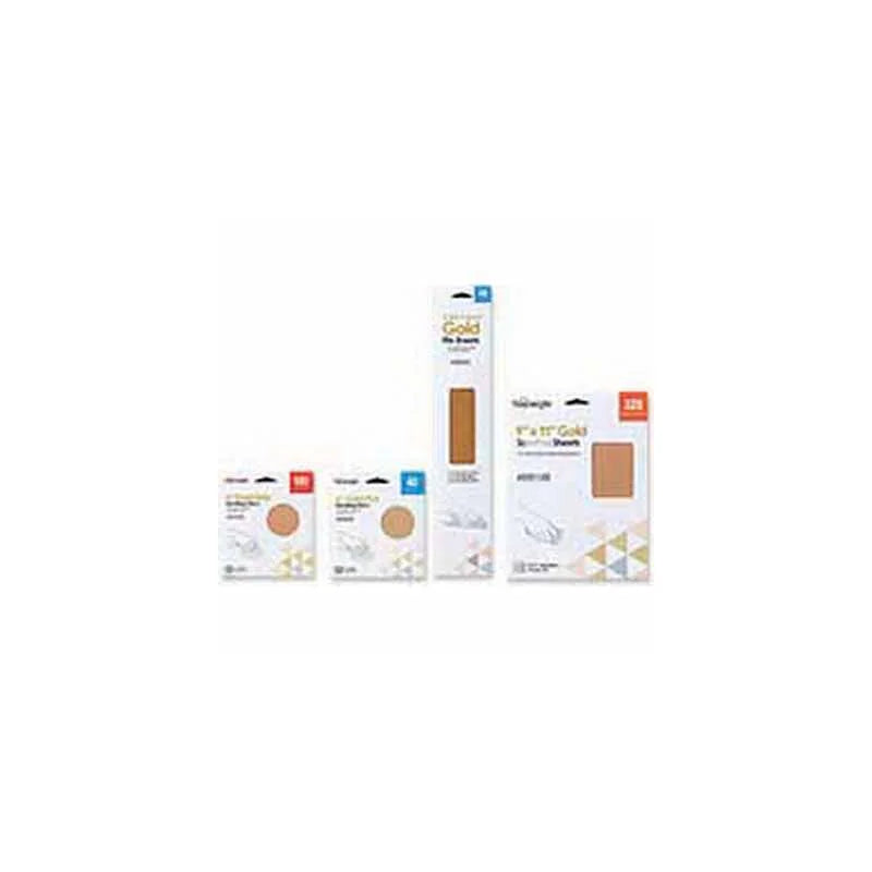 Sunmight Gold P220 9" X 11" Gold Sanding Sheets - 220 Grit — manufacturer part 09111R