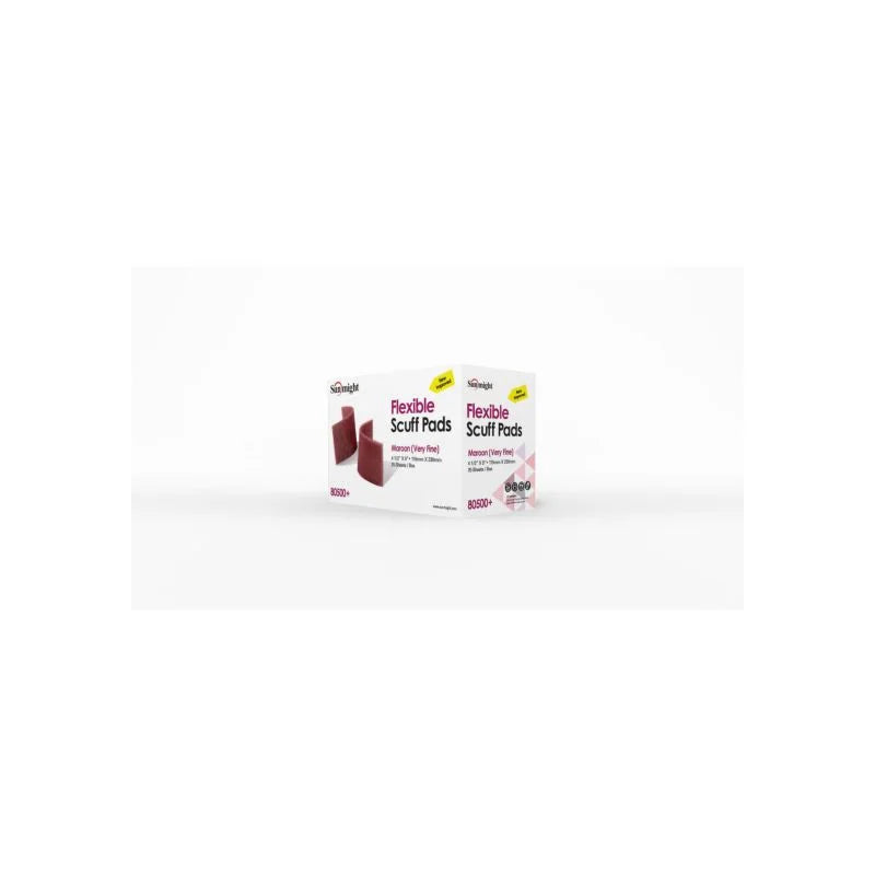 Sunmight Flex Scuf Pad 4-1/2"X9" Very Fine Maroon — manufacturer part 80500