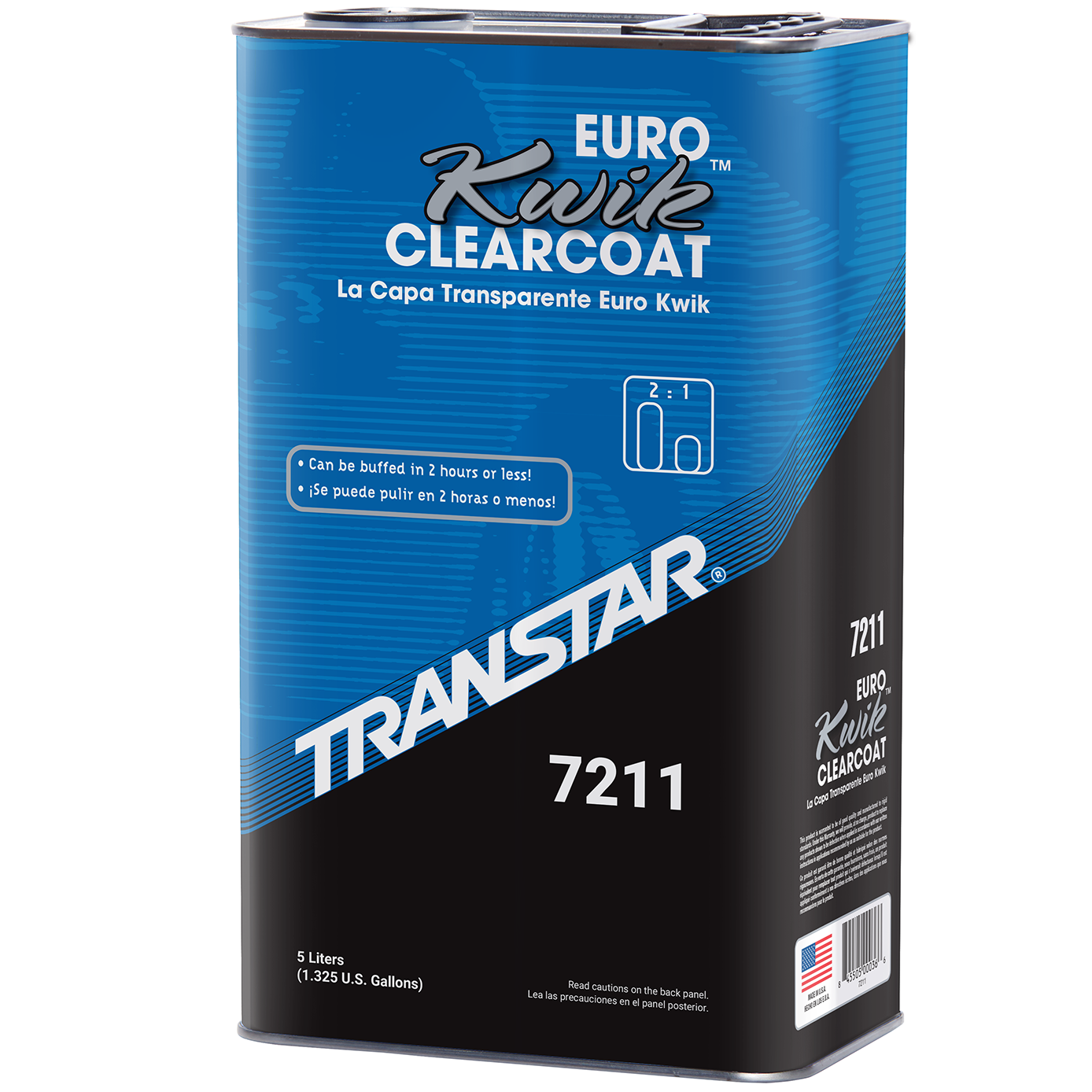 Euro Kwik Clearcoat — Transtar 7211, 5 Liter