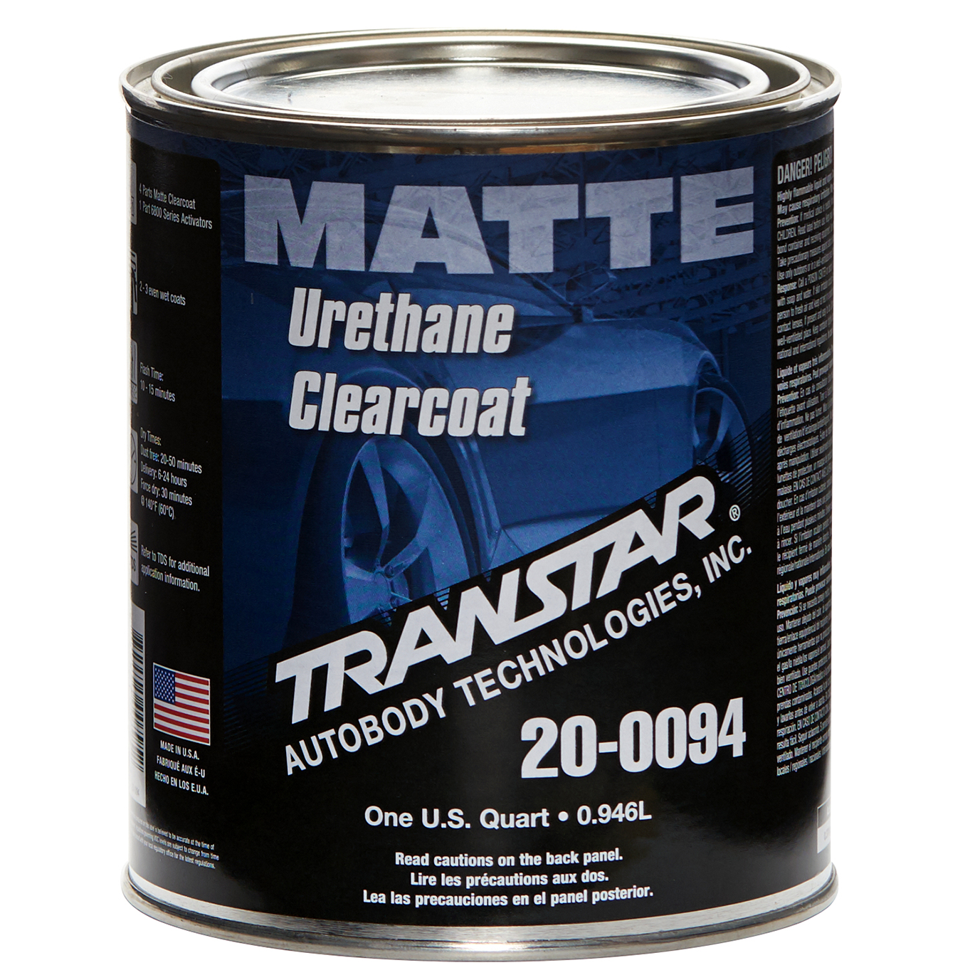 Matte Urethane Clearcoat — Transtar 20-0094, Quart