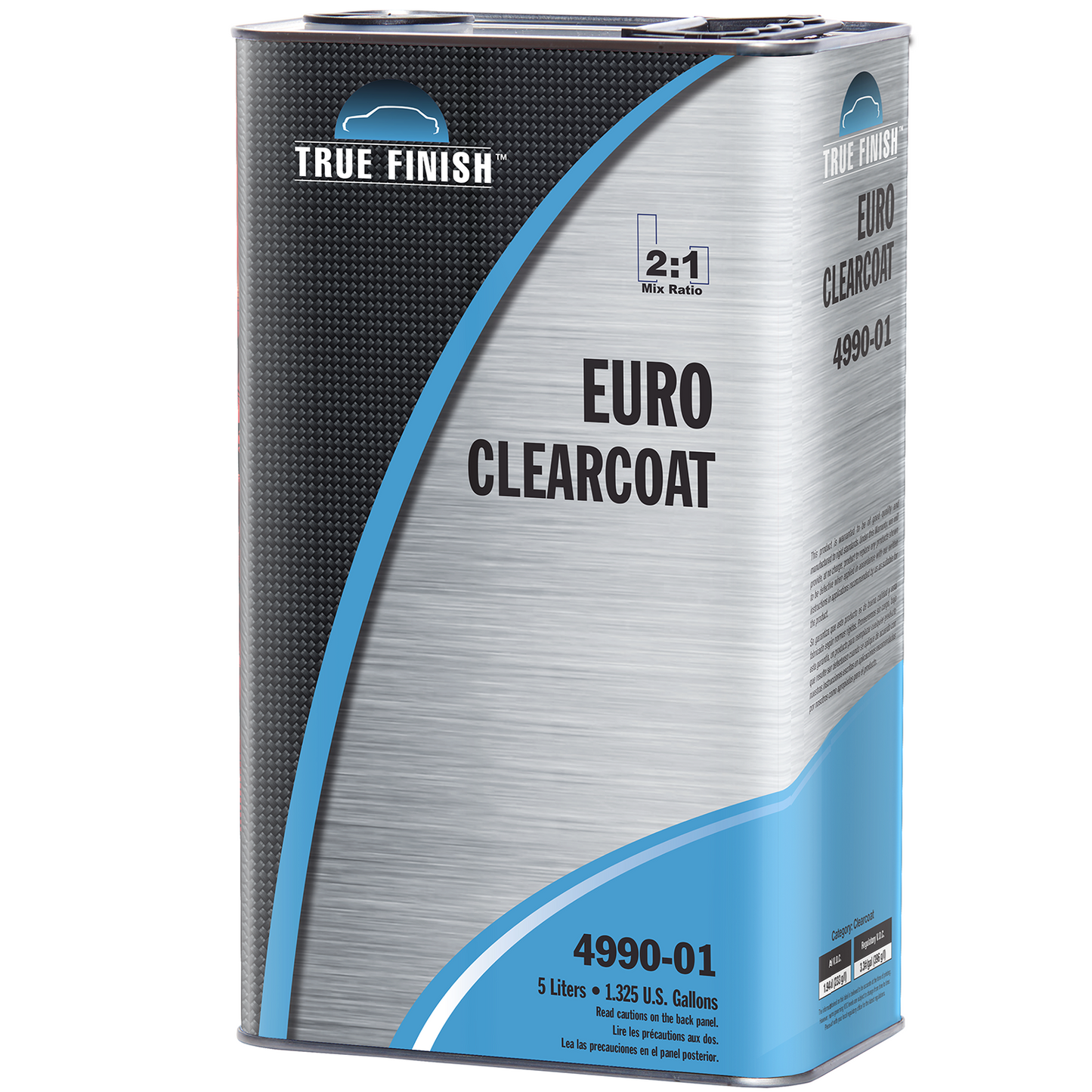 True Finish Euro Clearcoat — Transtar 5960-06, 2.5 Liter
