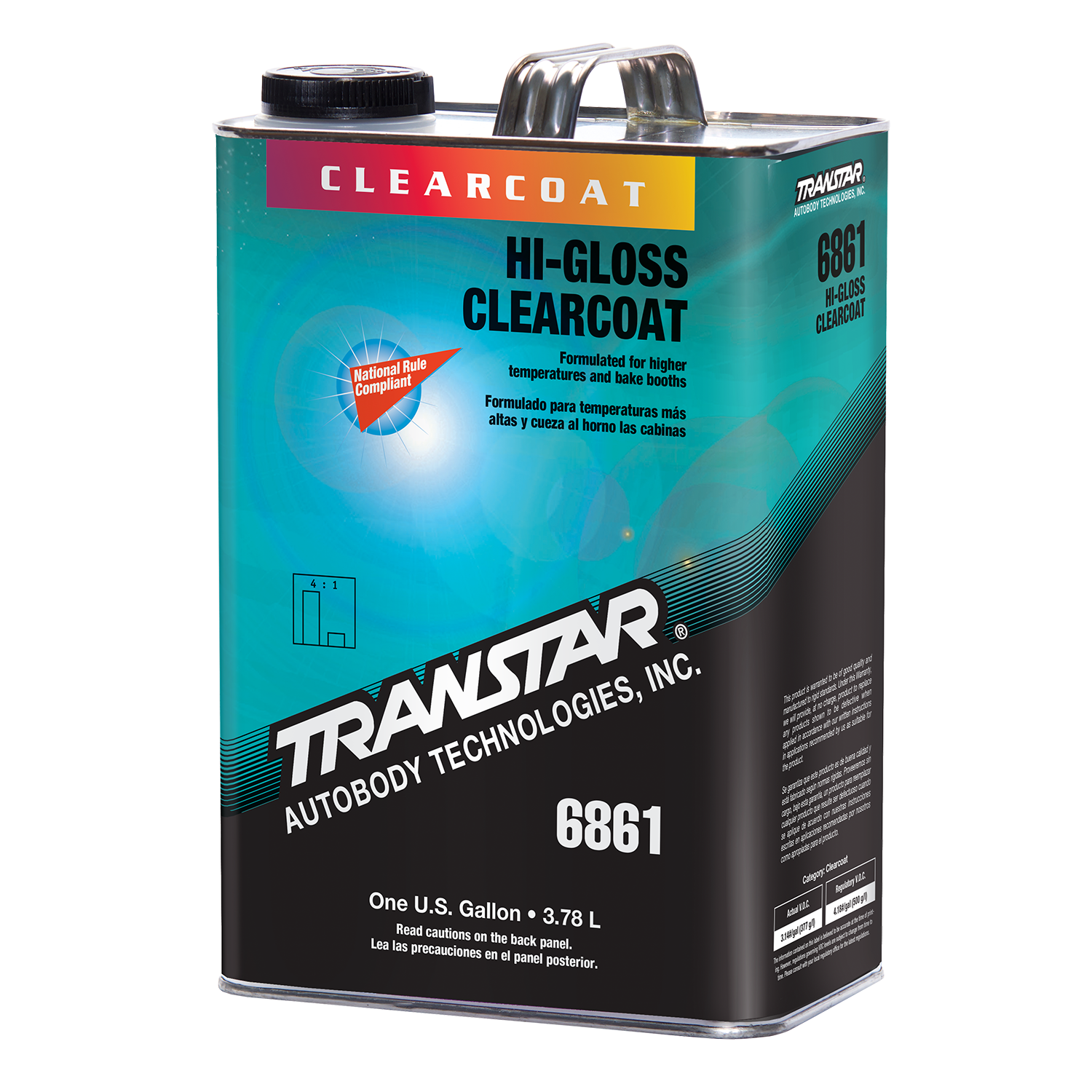 Hi Gloss Clearcoat — Transtar 6861, Gallon